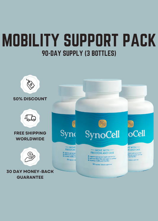 SynoCell Joint Mobility Support – 3 Bottles (Best Value)